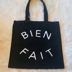 Madewell Bien Fait Black Tote/Shopping Bag